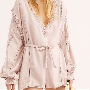 Free People Romper Pink XS